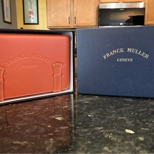 Frank Muller EMPTY Leather watch box.